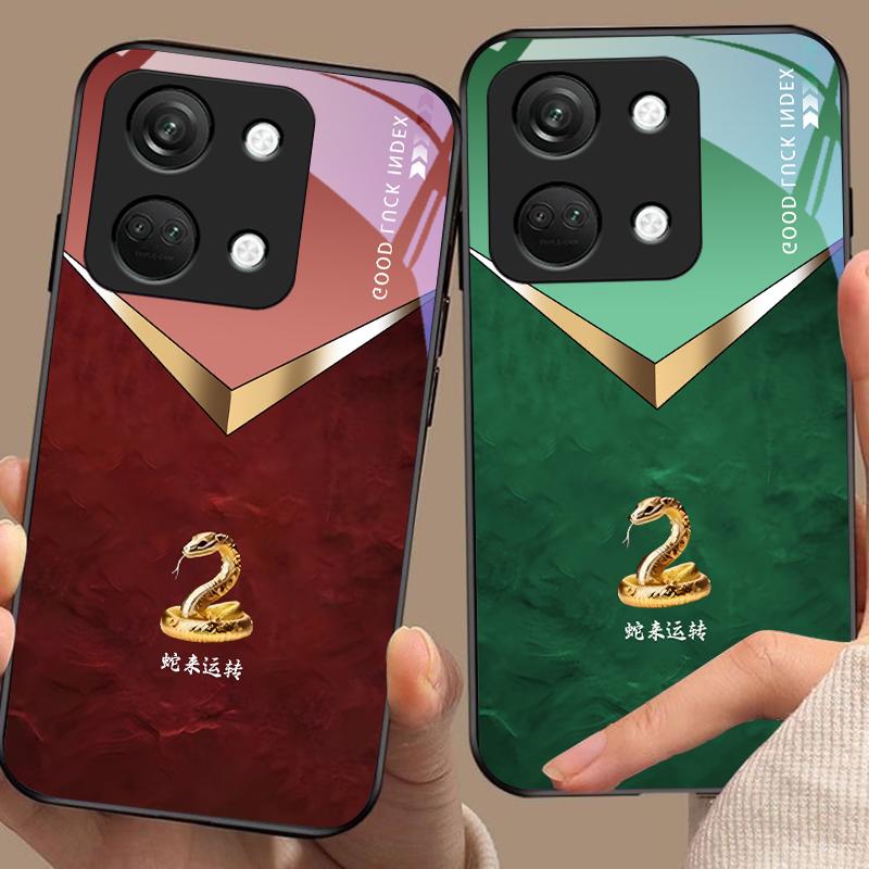 Змеи Приходят Для OnePlus Nord 3 5 6T 7 Pro 8 12 10T Reno8 Lite 5G 10R Nord N30 Чехол для телефона из закаленного стекла с твердой оболочкой Черный