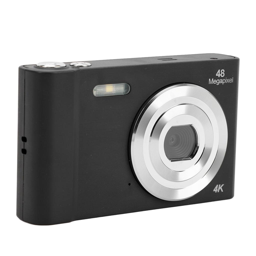 4K Digital Camera for Teens Kids 48MP 1080P HD 2.4 Inch Screen 16X Digital Zoom Compact Camera for Photography Travel