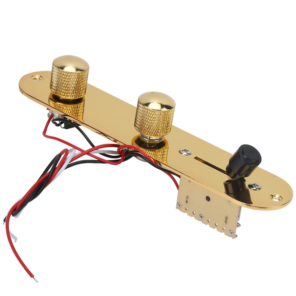 Guitar Control Plate Metal for TL Chrome Plated Prewired Circuit Board Replacement Accessories