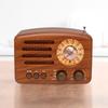 Классическое Ретро FM AM Радио Настольный Приемник Перезаряжаемый Портативный MP3 Радиоприемник Стерео 3 Вт Bluetooth Динамик AUX USB