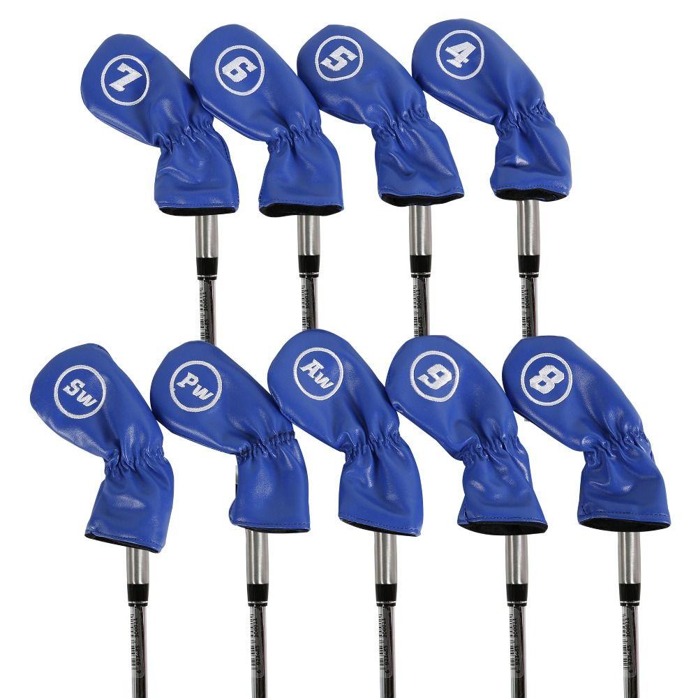 Outdoor Sport PU Golf Wedge Cover Golf Headcovers Iron Club Head Covers Golf Heads Protector