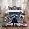 3Pcs Nightmare Before Christmas Bedding Set Quilt Cover Pillowcase Home Christmas Xmas Halloween Gift 1 Duvet Cover 2 Pillowcase S921444