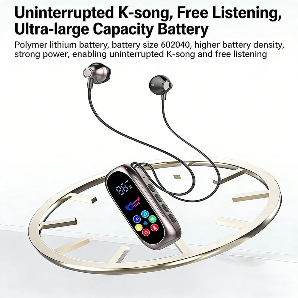 Клипсы на уши Bluetooth 5.4 Наушники Игровые гарнитуры TWS Беспроводные наушники Поддержка TF-карты K Song Режим мониторинга