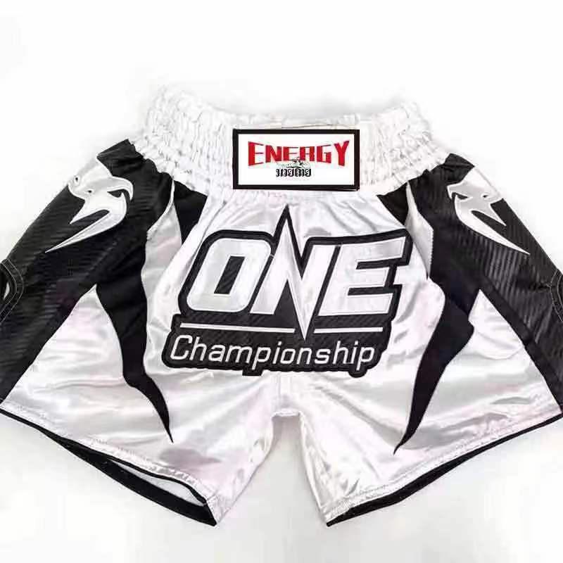 Martial Arts Shorts Muay Thai Boxing MMA Training Unisex Gym Fight Wear Stretchable Lycra Sport Pants