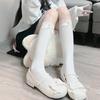 Lolita Pure Desire Summer JK Bow Velvet Balleting Socks Medium Tube Socks Lace Tele Socks