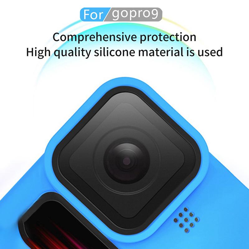 Для Hero 9 10 11 12 черный чехол для аксессуаров защитный мягкий стандартный корпус резиновый силиконовый чехол протектор для Hero