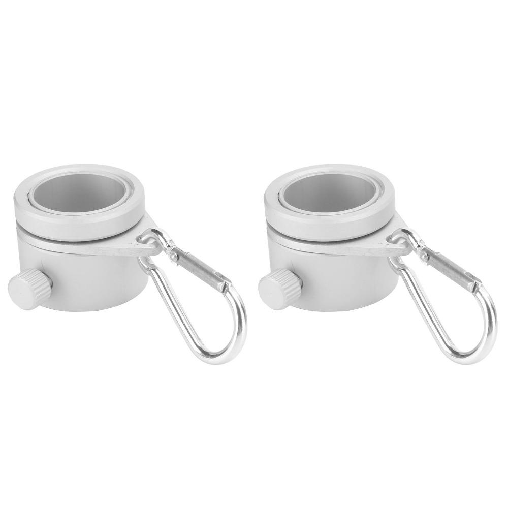 2Pcs Metal Flagpole Ring Rotating Rotating Ring Stable Flag Ring Home Use