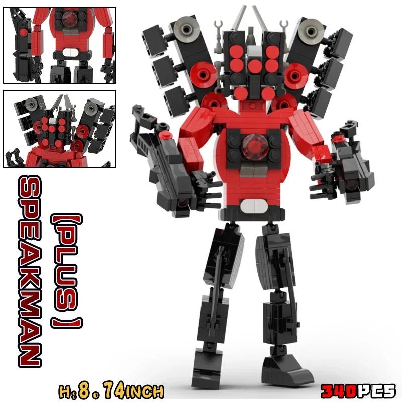 Moc Skibidi Туалет Фигурки Модель Строительные Блоки Camerman Titan Speakerman Surveillance Man TVMan Мальчики Игрушки Для Детей Подарки