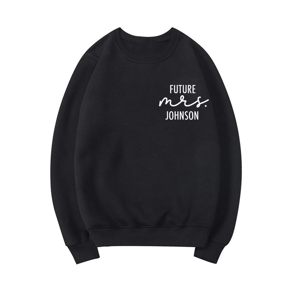 Подарок на помолвку, толстовка Future Mrs, новая толстовка Mrs, подарок для невесты, свадебные толстовки на заказ, топ, женские толстовки, пуловеры