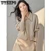 Women's Cardigan Sweater Autumn/Winter New Knitted Sweater Loose and Slim Stylish and Versatile Top