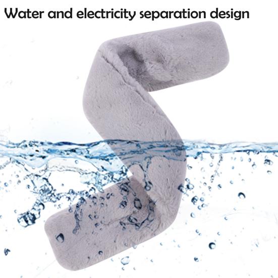 Heated Scarf Women USB Rechargeable Electric Heating Scarf with Intelligent Temperature Control Quick Heating Scarf