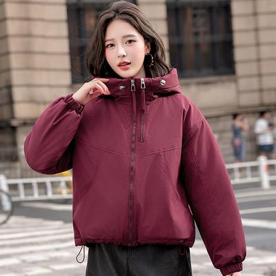 Модные женские зимние куртки с капюшоном, повседневная парка, женские теплые короткие пальто с длинным рукавом