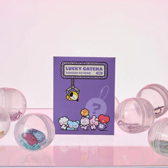 BT21 Minini Lucky Gacha PVC Random Keyring