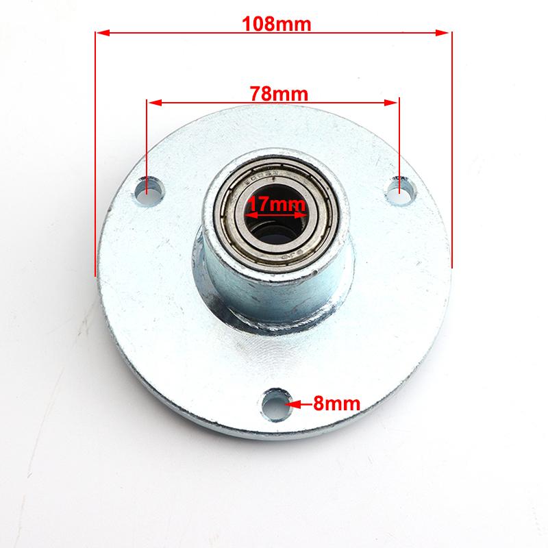 15mm/17mm 3 Stud Front Wheel Knuckle Spindle 5"/6" Wheel Hub For DIY 110cc 168 200F Go Kart Buggy ATV UTV Quad Bike Parts