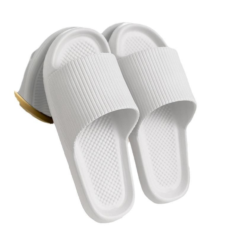 Тапочки женские домашние комнатные нескользящие для ванной мягкая подошва отель прохладные тапочки лето мужские