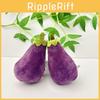 Plush Eggplant Keyring With Soft Short Hair For Kids Decor And Accessories Gift