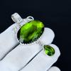 Unique Peridot Pendant, 925 Sterling Silver Handmade Jewelry, Peridot Silver Pendant, Party Wear Jewelry For Women's, Pendant Christmas Jewelry