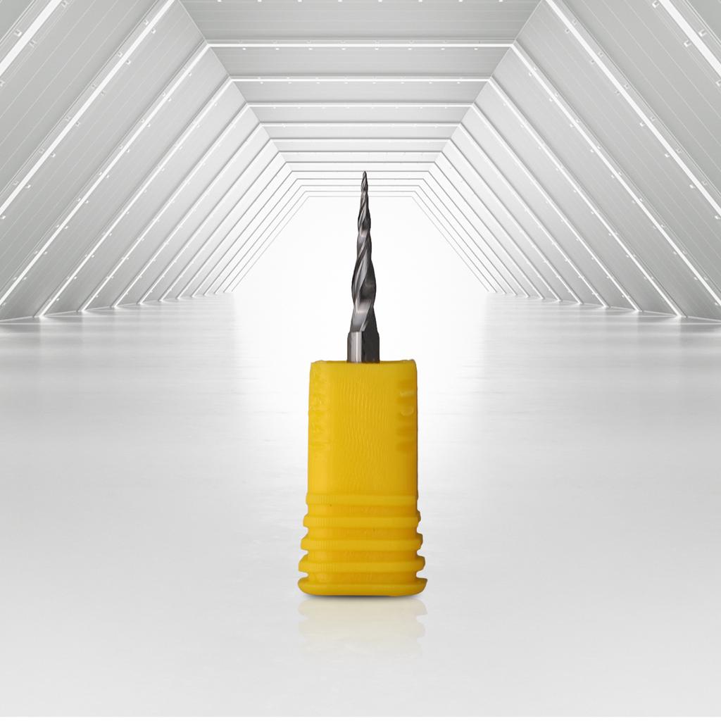 End Mill Solid Tungsten Carbide Tapered Ball Nose Shank Engraving Carving