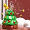 Машина для выдувания мыльных пузырей в виде рождественской елки со светом для подарка на год, день рождения, фестиваль