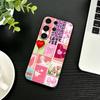 Чехол-коллаж для телефона Samsung S26, S25, S24, S23, S22, S21, S20, S30, Ultra, Plus, Fe, Note, 5G Черный