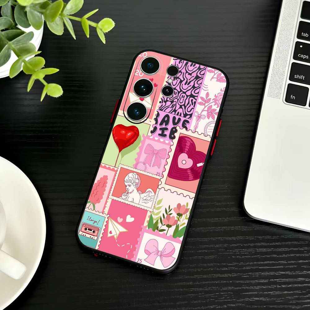 Чехол-коллаж для телефона Samsung S26, S25, S24, S23, S22, S21, S20, S30, Ultra, Plus, Fe, Note, 5G Черный