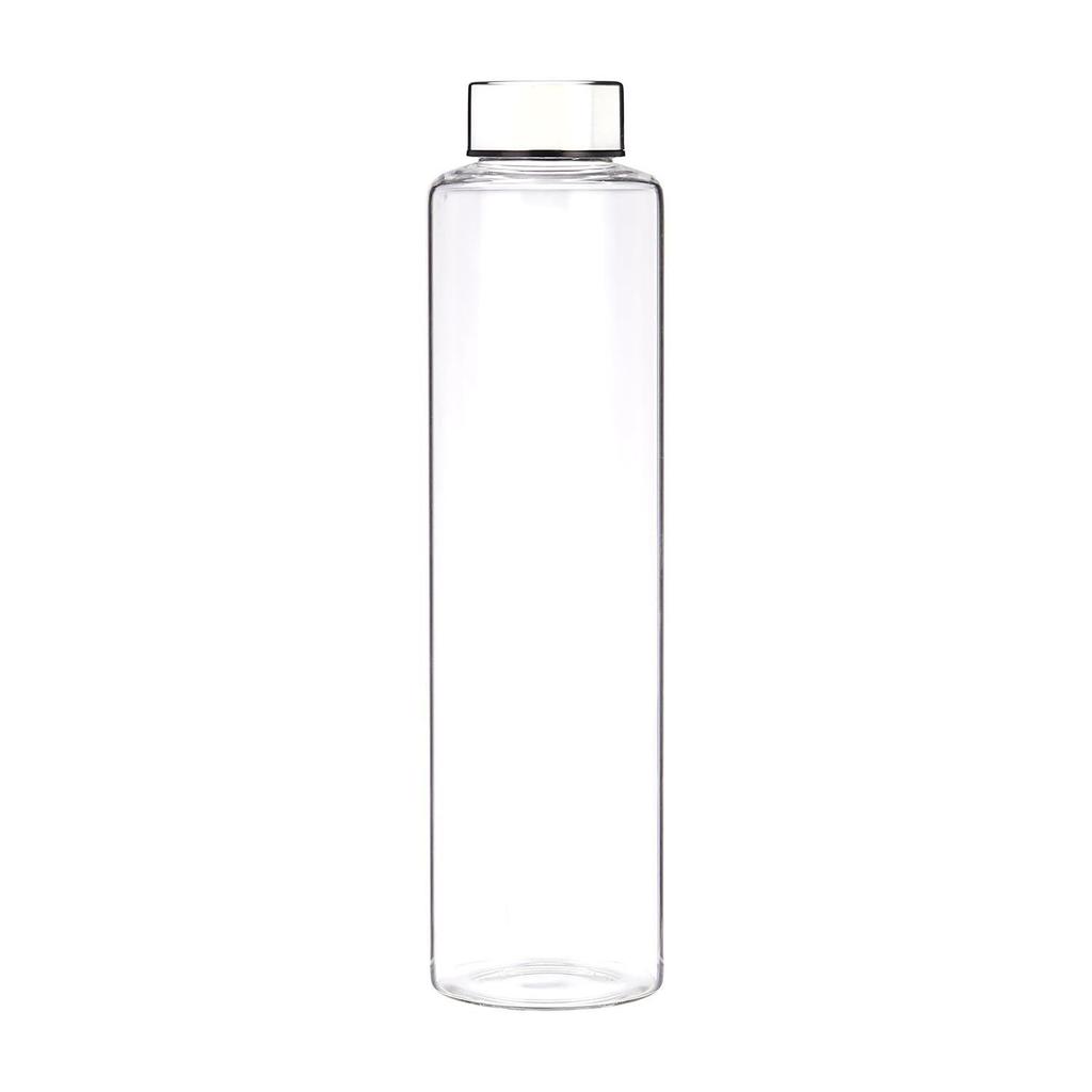 Borosilicate Glass Fridge Bottle with Leak Proof Stainless Steel Cap | 1000 Ml