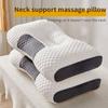 Neck Pillow Help Sleep and Protect The Neck Cervical Orthopedic Household Soybean Fiber SPA Massage Pillow for Sleeping