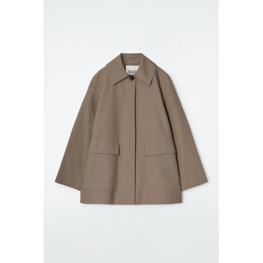 Cos Japan Cotton Car Jacket With Collar