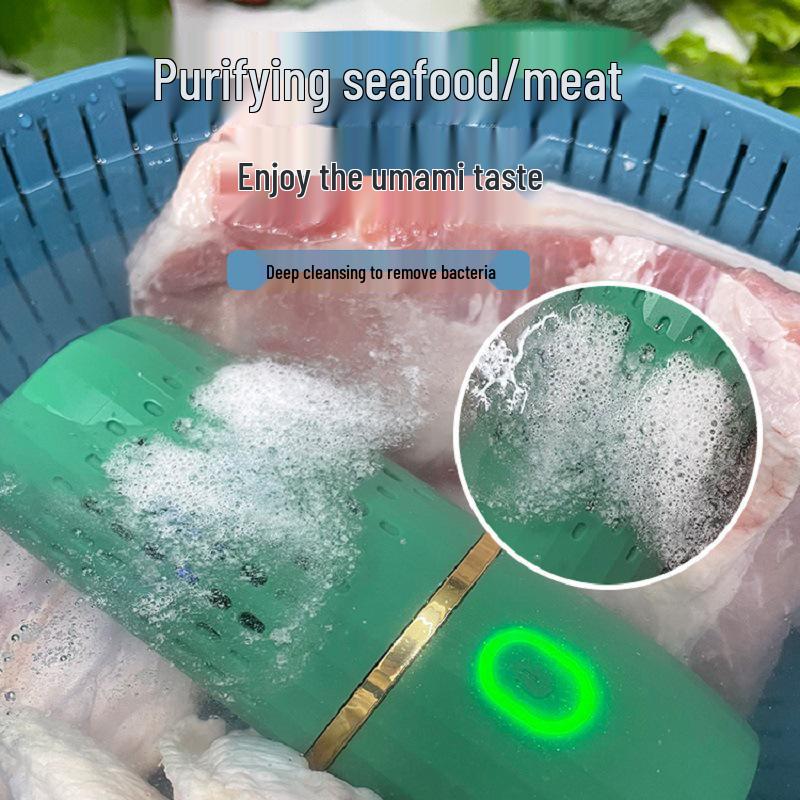 Автоматическая беспроводная мойка для фруктов и овощей: Портативная капсула для удаления пестицидов и остатков, стерилизации и дезинфекции