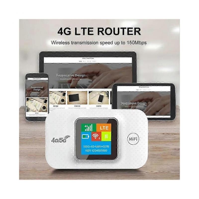 4G/5G Mobile Hotspot Wi-Fi Router with SIM Card Slot