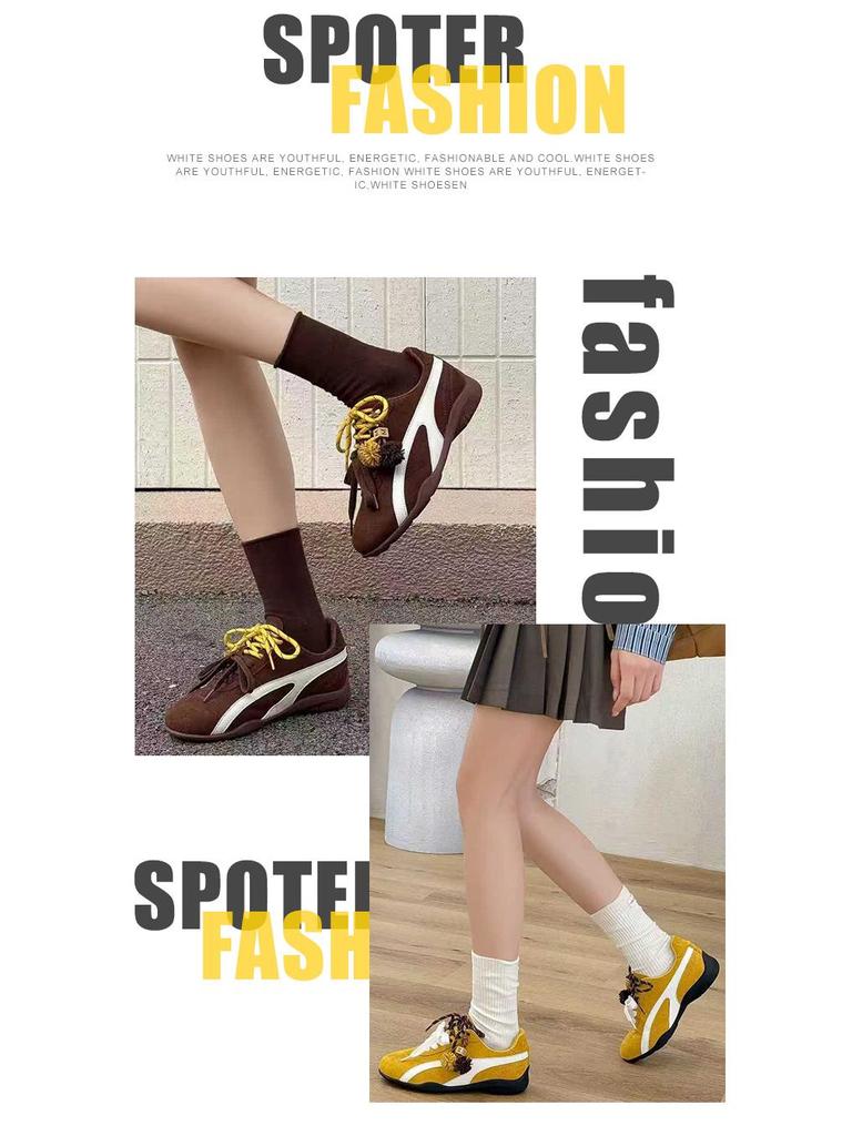 Meilaide Vintage Flip-Up Sporty Casual Shoes with Inner Height Boost for Women - Ins Style