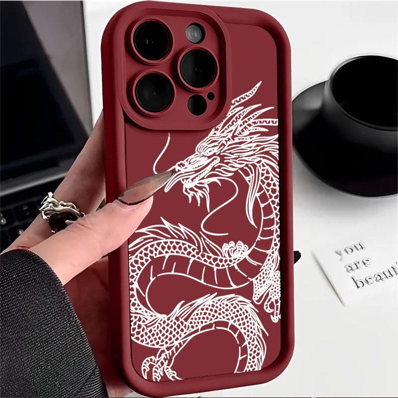 Чехол для OPPO Realme Note 50 60 60X GT Neo6 SE /GT 6T V60S V50S V50 V60 Funda Ударопрочный Силиконовый Мягкий Чехол для Телефона с Китайским Драконом
