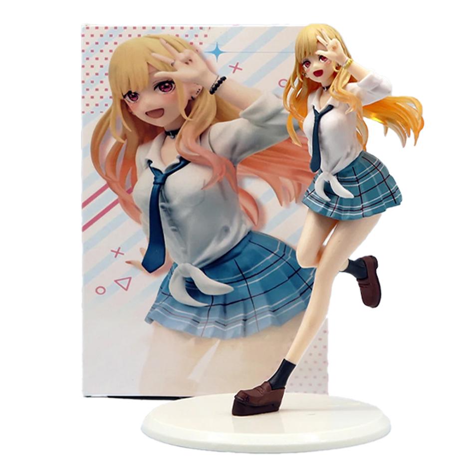 Аниме Фигурка Китагава Марин фигурка черта фигурка действия поза на коленях Китагава Взрослая модель настольные украшения Коллекционная игрушка Подарки