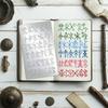 Ретро Металлические Вырубки и Трафареты из Нержавеющей Стали для DIY Скрапбукинга/Фотоальбома Декоративное Тиснение DIY Бумажная Карточка Матовый Цвет Нержавеющей Стали