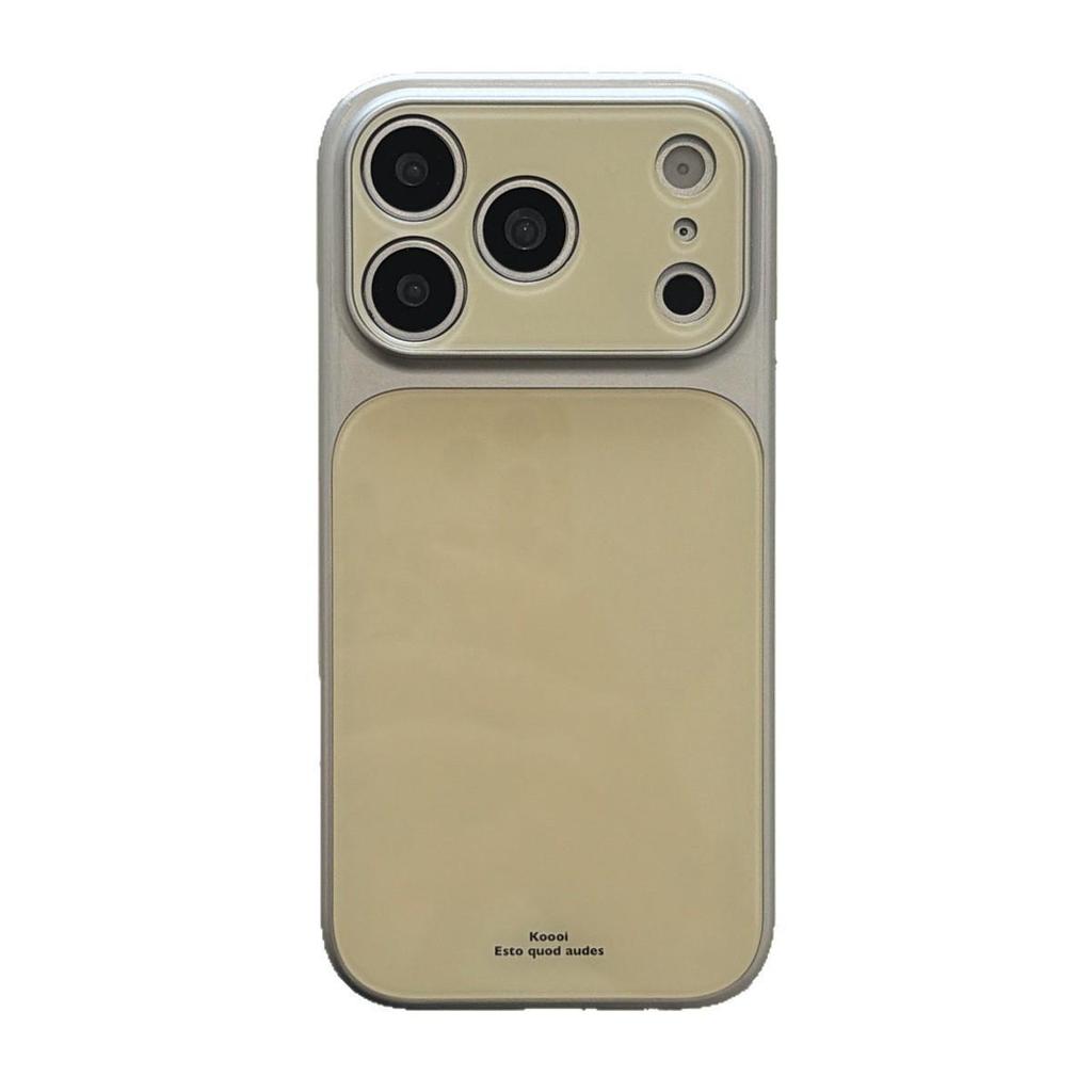 Однотонный чехол-макарон для iPhone 17 Pro Max с большим окном и защитой от падений