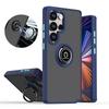 Чехол для Samsung Galaxy S24 Ultra 5G Матовый Жесткий ПК Броня Coque Galaxy S24 Plus S 24 FE S24Ultra Магнитный Держатель Кольцо Крышка