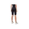 Adidas Solid Color Logo Print Cycling Sports Fitness Shorts Women Shorts Black FU0299