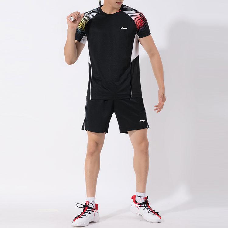 Li Ning Повседневная спортивная одежда Мужская Черная AATR045-1