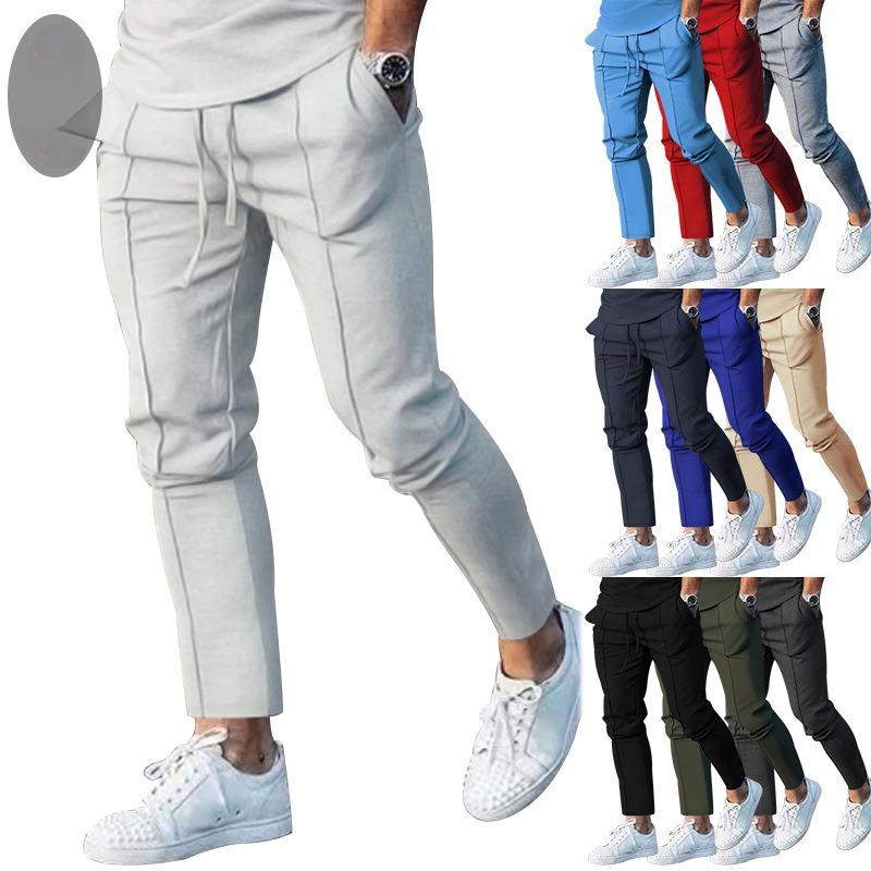 Men's Sports Casual Trousers High-Street Trousers Slim-Fit Trousers Men's Casual Trousers