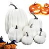 7Pcs Autumn Harvest Artificial Pumpkins Large Fake Simulation Pumpkin Thanksgiving Realistic Fall Autumn Harvest Decorations