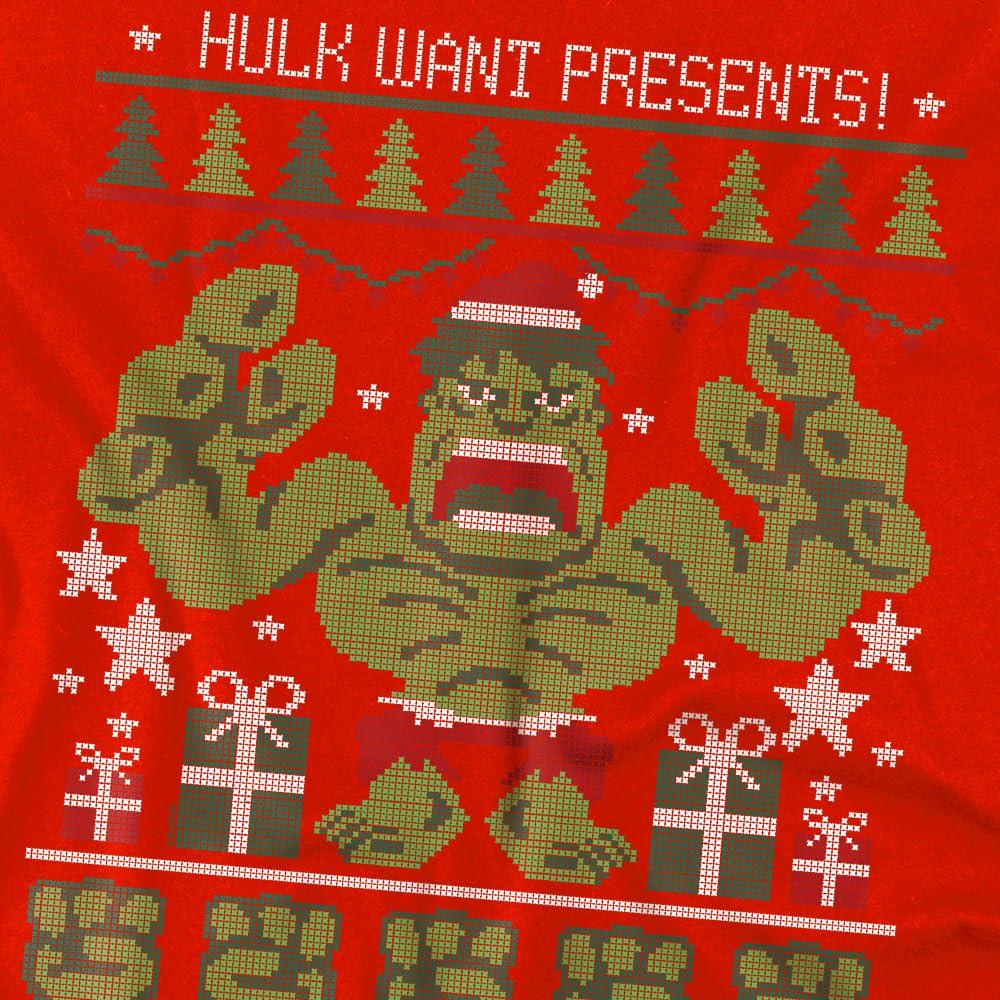 Невероятный Халк Детская/Подростковая Рождественская Футболка