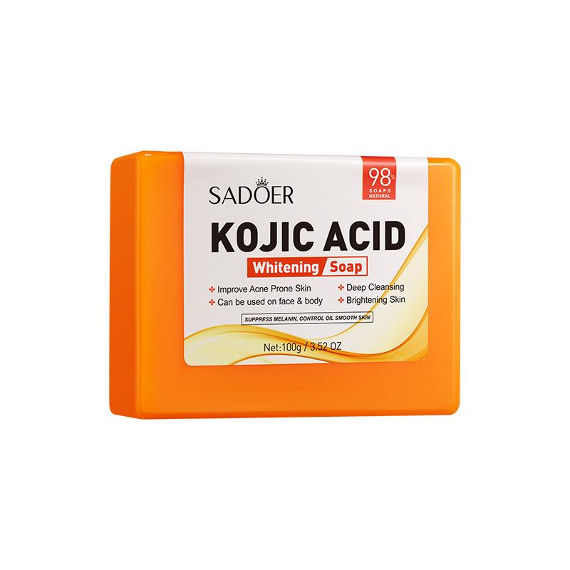 Отбеливающее мыло с койевой кислотой 100 г SADOER Cleansing Bath Cleansing Handmade Soap