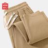 MINISO Мужские зауженные повседневные брюки вафельной вязки