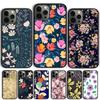 Винтажный Цветок Лист Ракушка Coque Для iPhone 17 Air 15 16 14 13 12 Pro Max 11 Pro Max Plus Чехол для Телефона