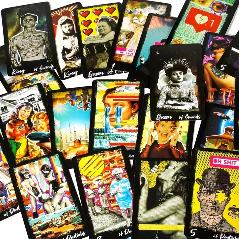 The Bad Ass Tarot Deck 78 карт, игра-предсказание, инструменты для гадания для начинающих