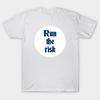 Футболка женская с глубокими цитатами Run The Risk наклейка Harajuku принт Kawaii футболка летняя с коротким рукавом женская футболка топ футболка