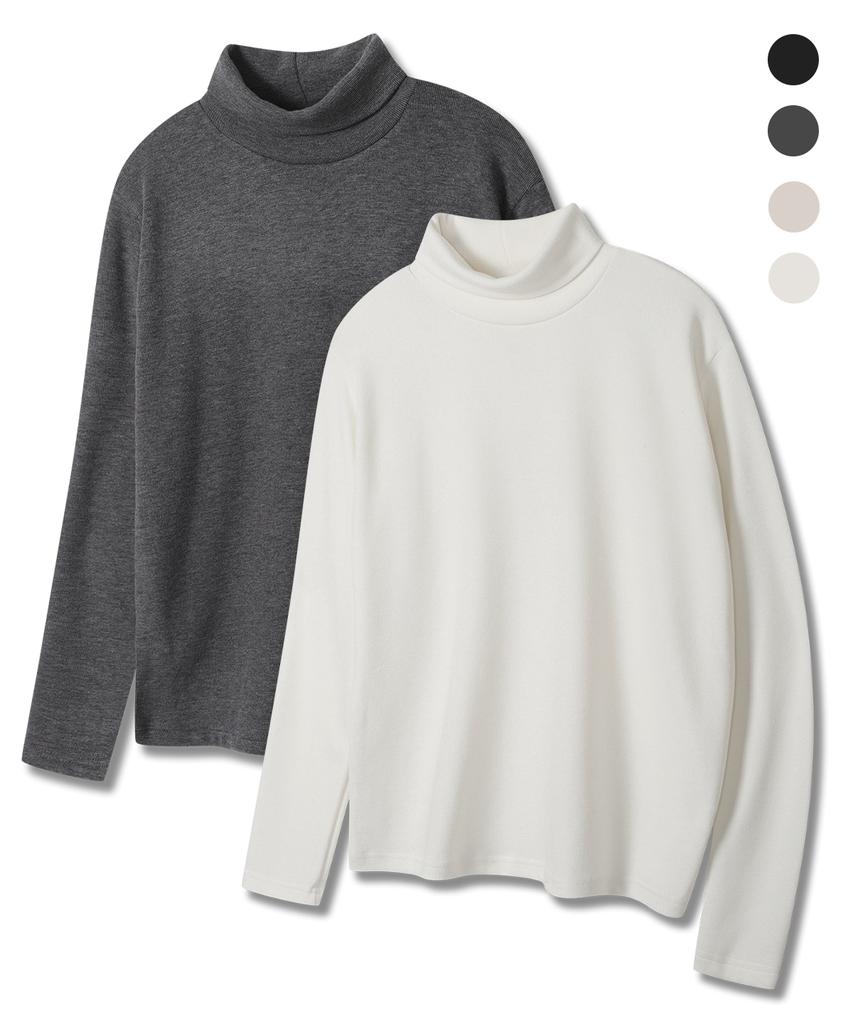 POLYGRAM Soft Touch Turtleneck Long Sleeve - 4 Colors