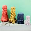 Форма для свечи-цилиндра, резные формы для столбовых свечей для DIY свечей, гипсовых украшений, украшений для дома, литья эпоксидной смолы