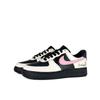 Nike Air Force 1 Кожаные Устойчивые к истиранию Нескользящие Низкие Скейтбордические Кроссовки Женские Черно-розовые DD8959-001()