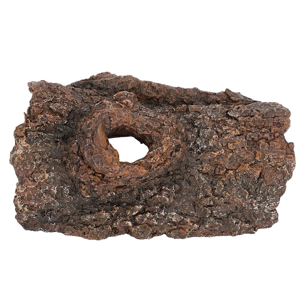Simulation Design Reptile Hideout Tree Bark Shape Amphibians Hide Cave For Scorpion
